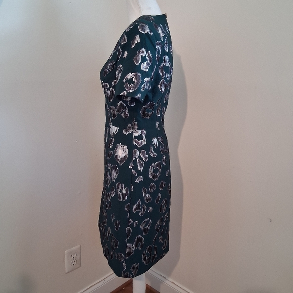 🔸Jason Wu Collection Front Green With Chrome Mini Dress Size Medium - Picture 5 of 7